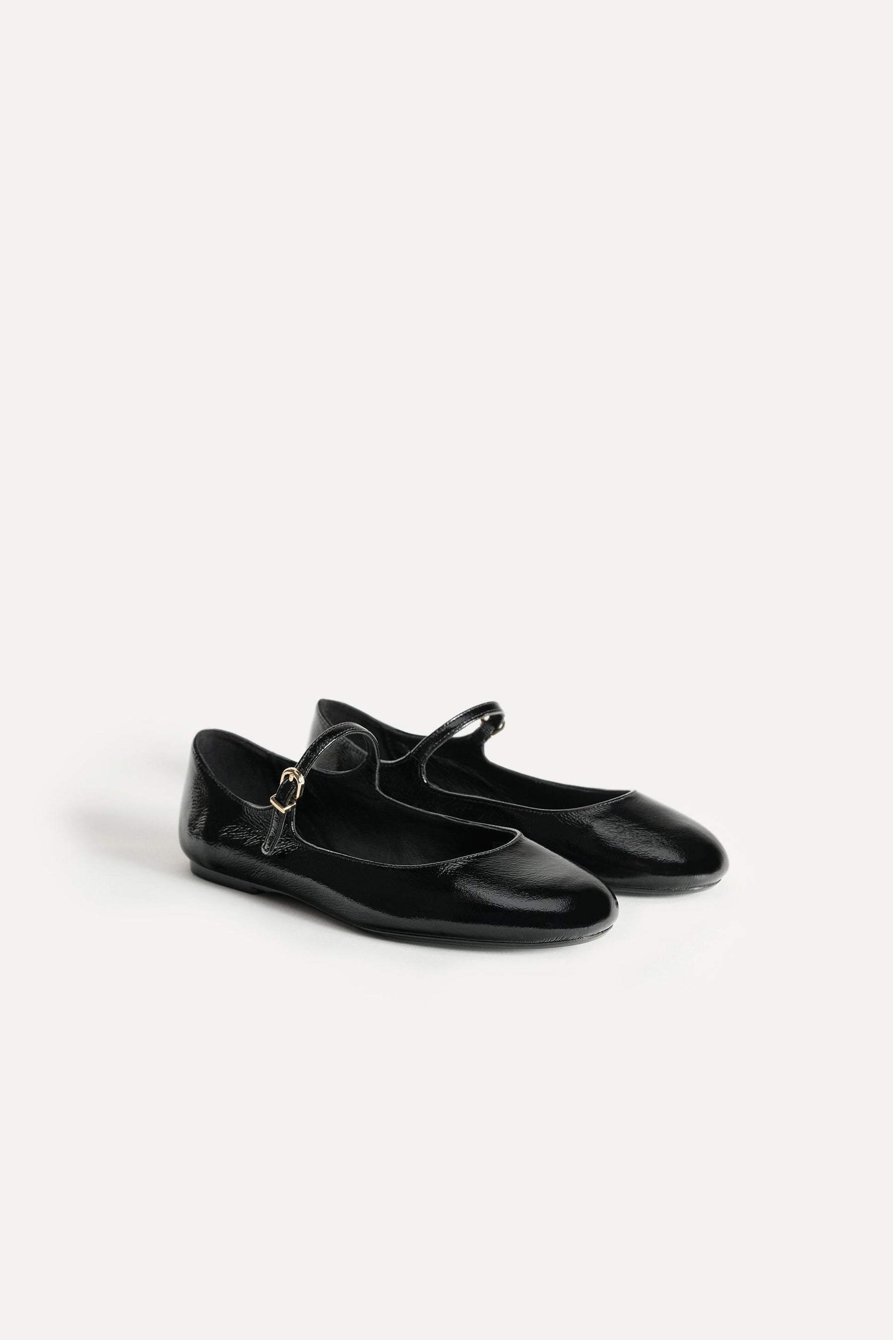 LEATHER BALLET FLATS