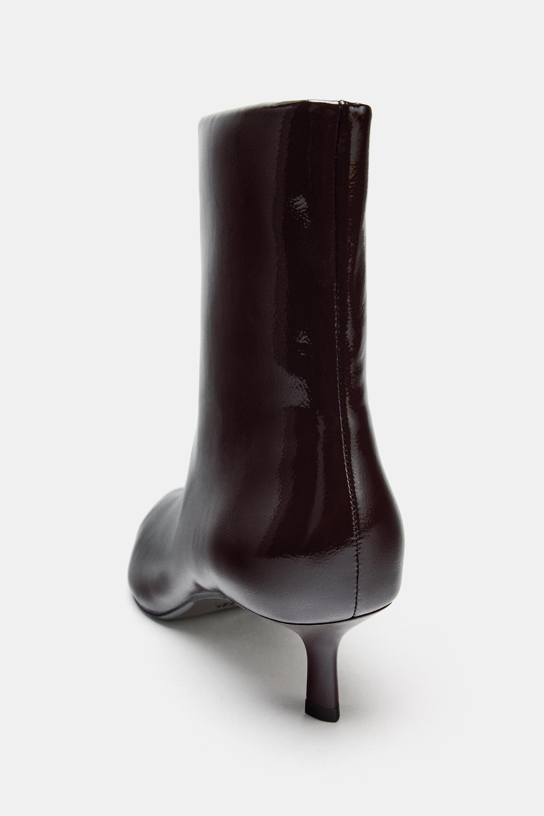 Kitten heel ankle boots