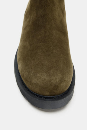SUEDE ANKLE BOOTS