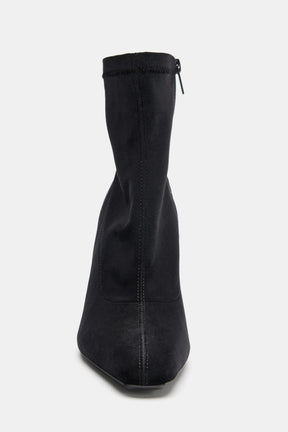 VELVET ANKLE BOOTS