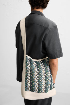 MACRAMÉ SHOULDER BAG - Image 1