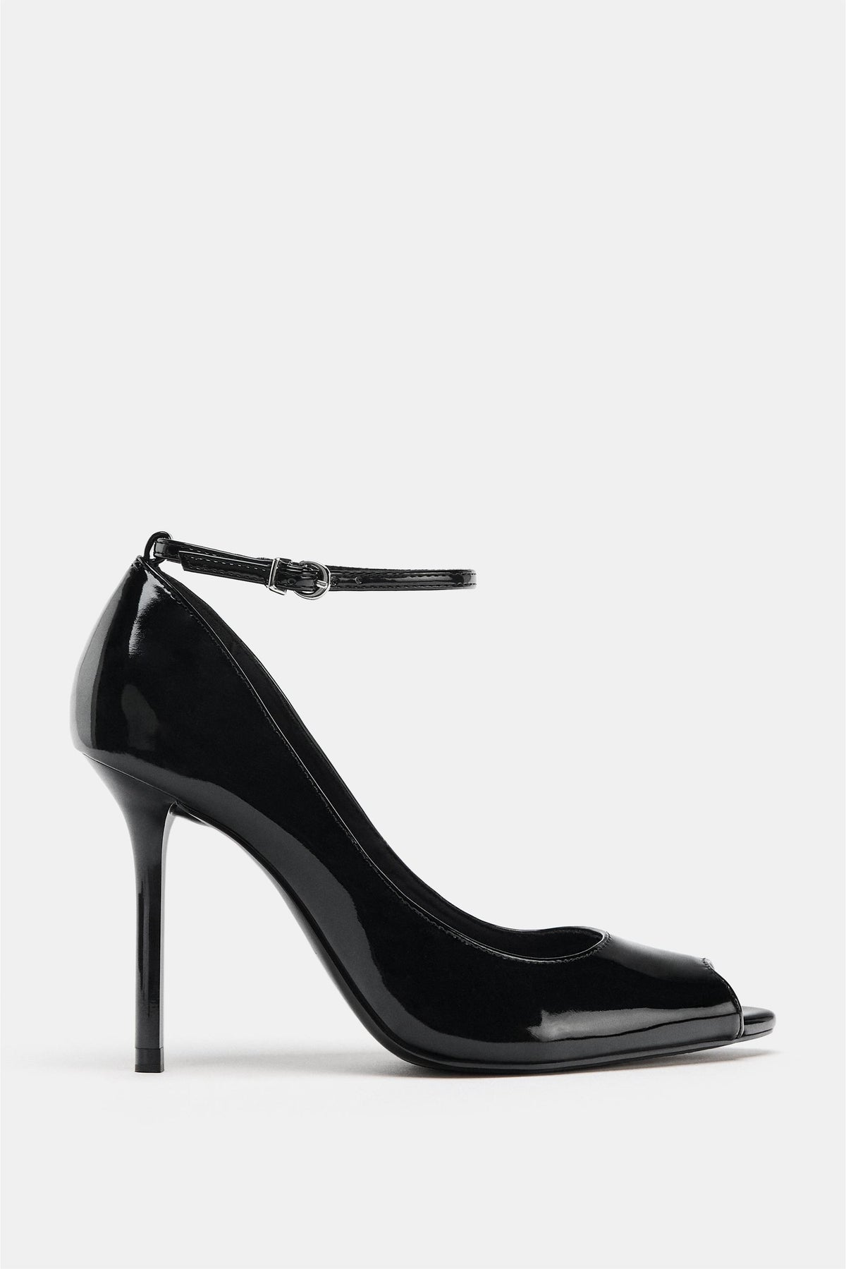 Patent Finish High-Heel Shoes