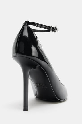Patent Finish High-Heel Shoes