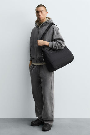 QUILTED NYLON BAG - Image 1