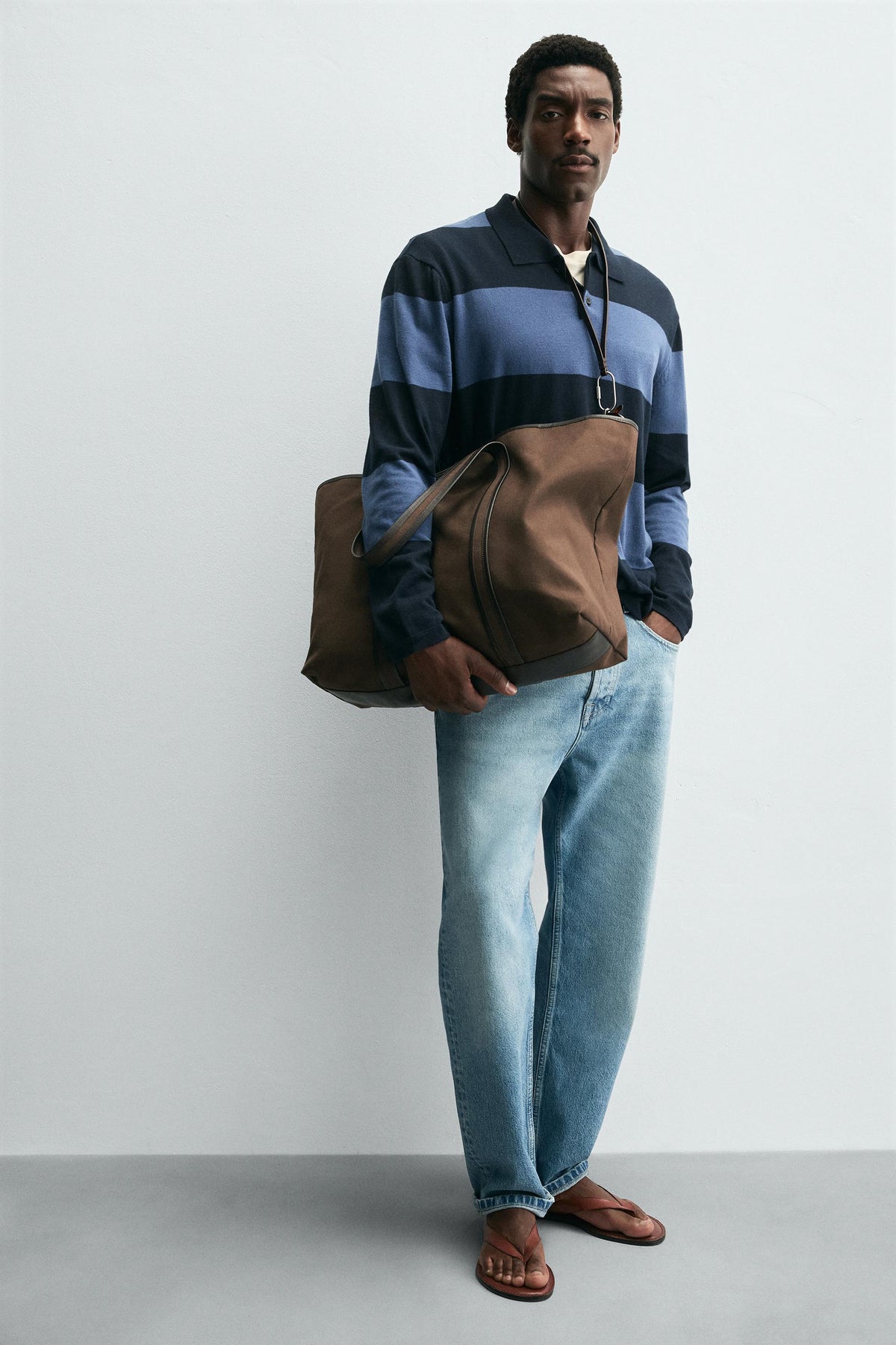 WOVEN SHOPPER BAG - Image 2