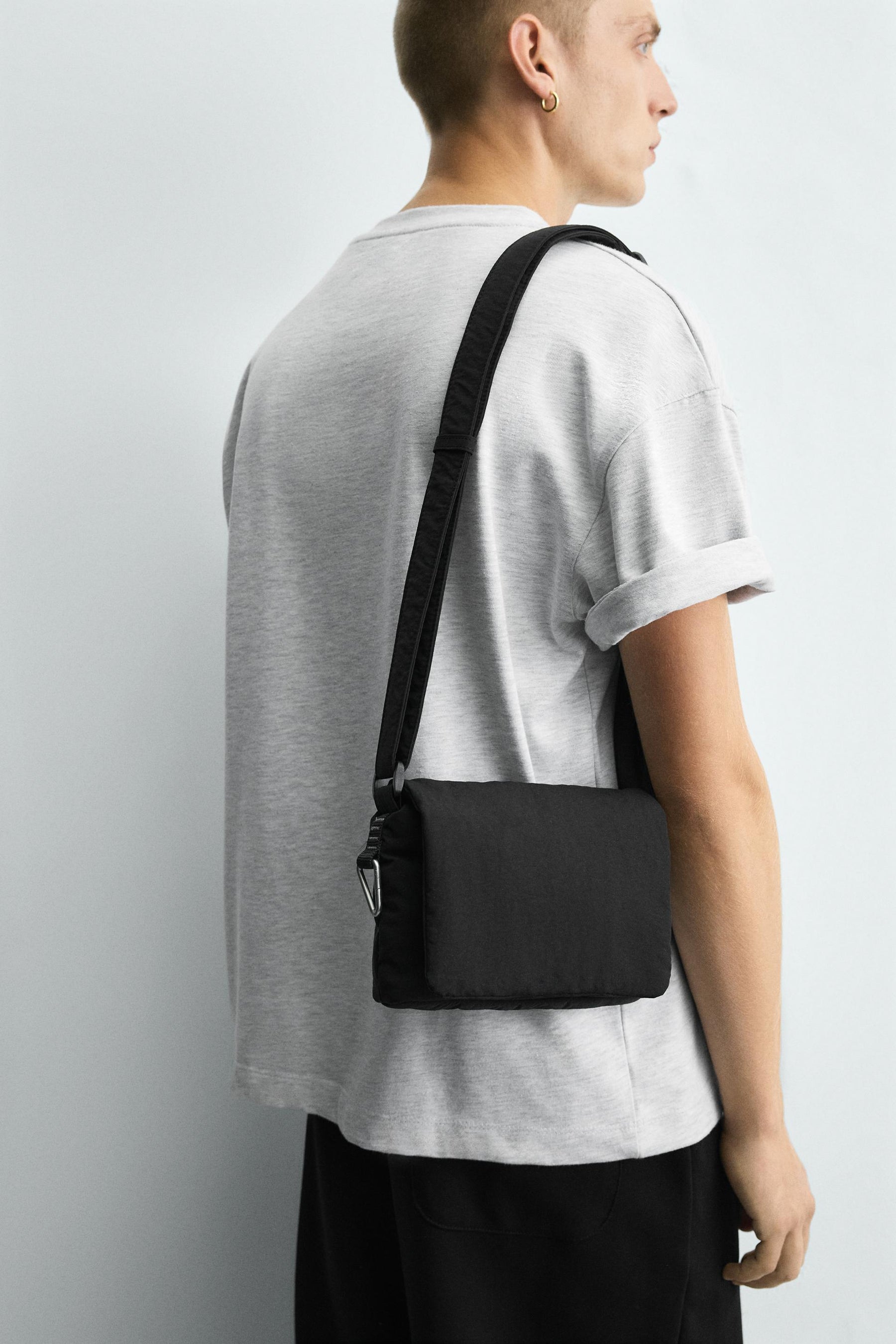 NYLON FLAP CROSSBODY BAG - Image 2