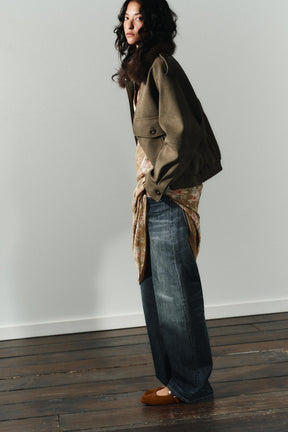 Suede Ballerina Shoes