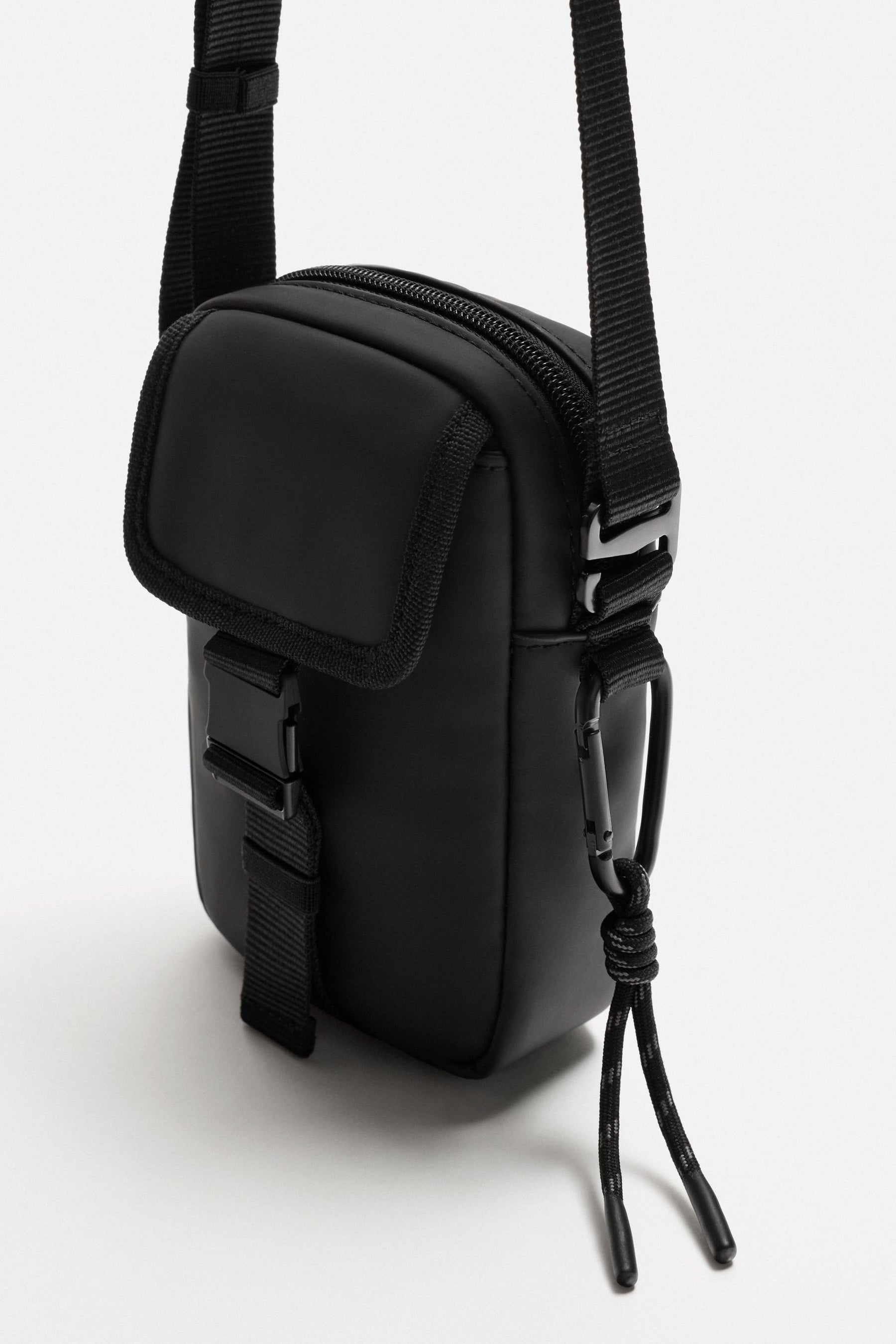 RUBBERISED CROSSBODY BAG - Image 3