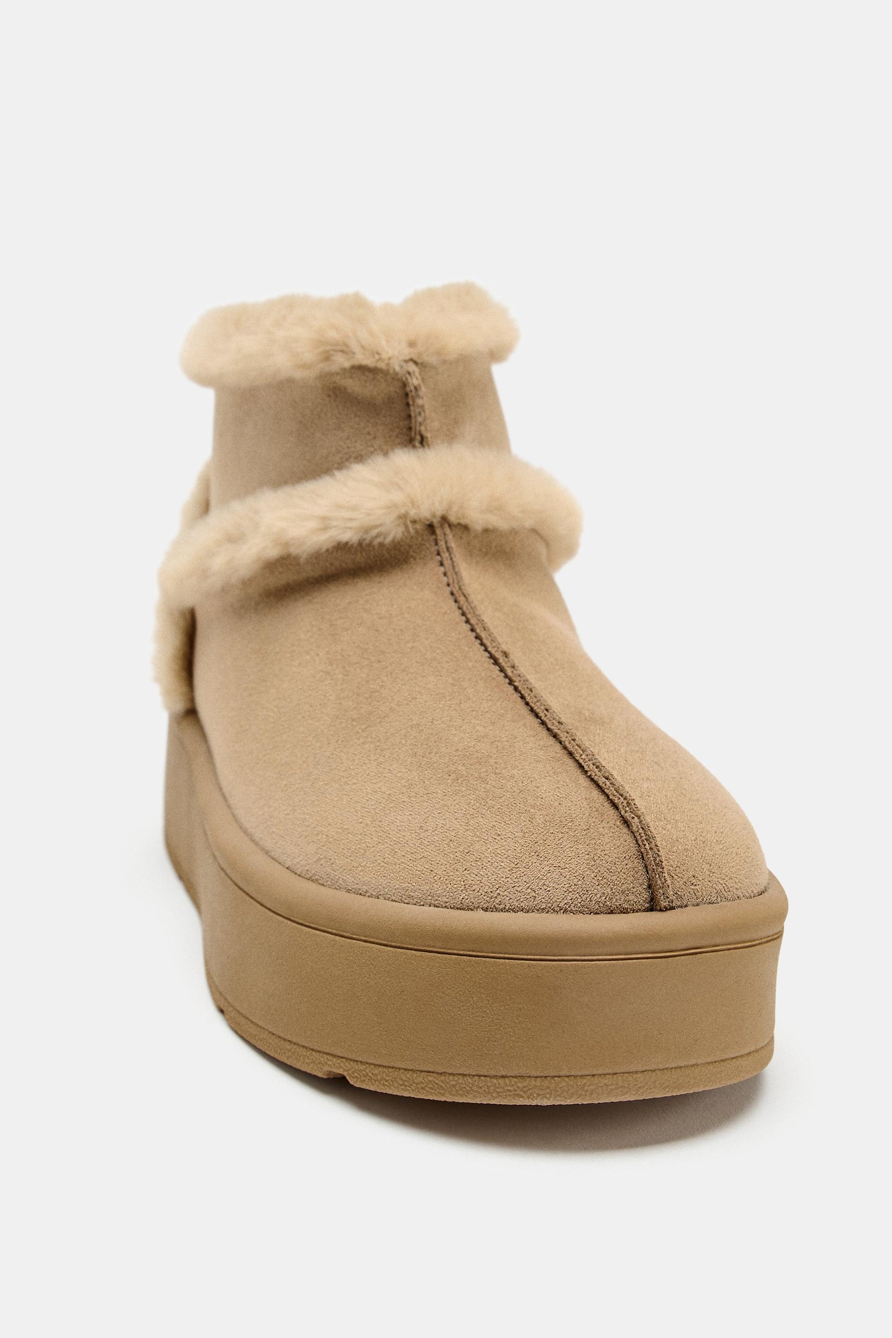 Faux Fur Ankle Boots