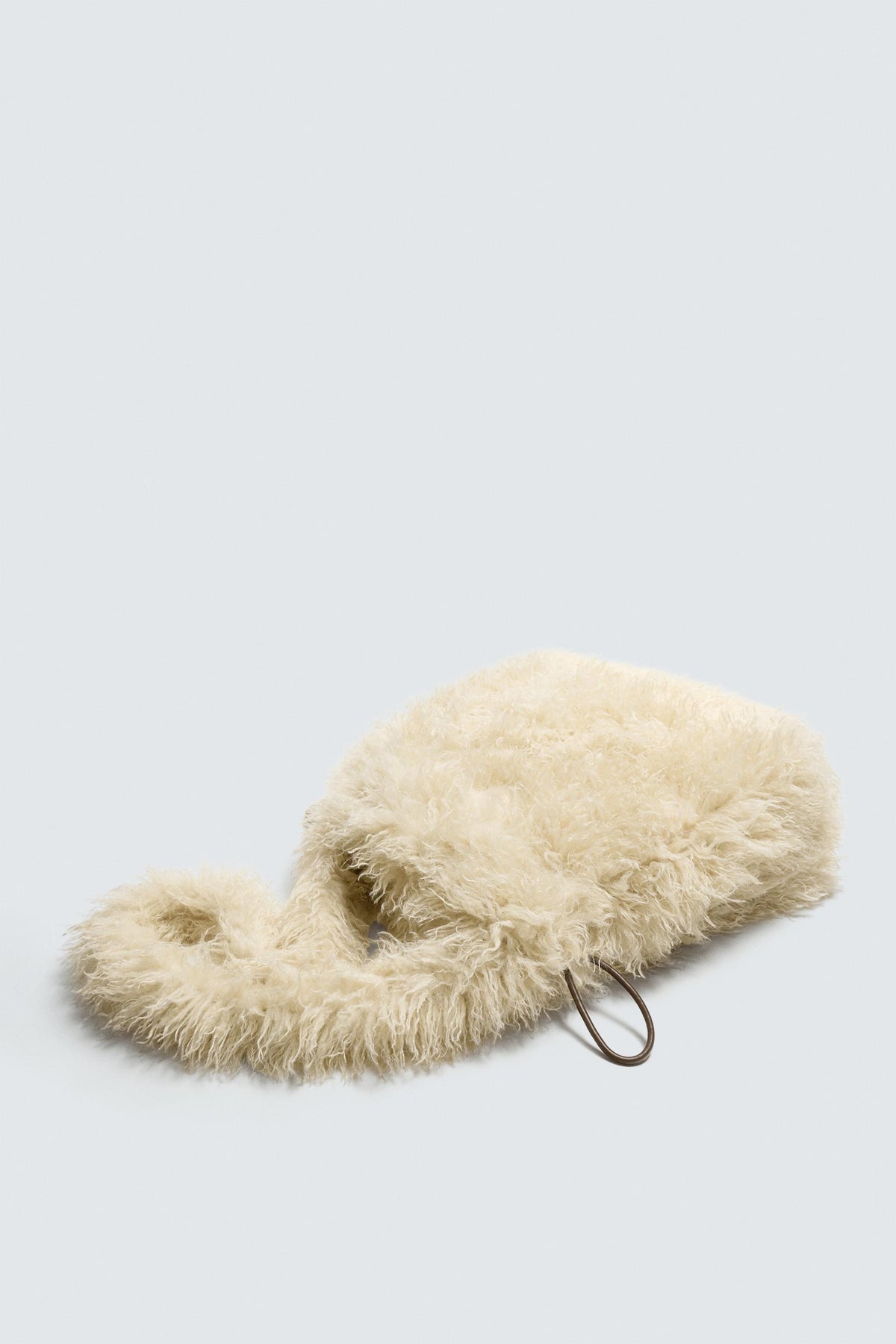 FAUX FUR CROSSBODY BAG