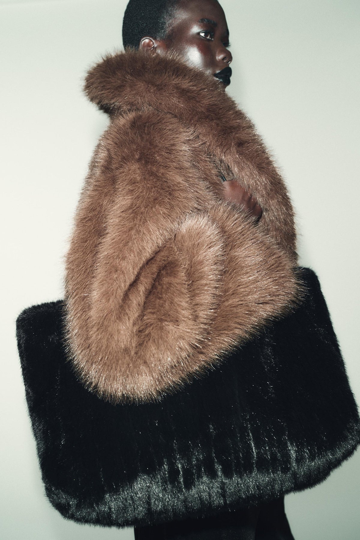 Faux Fur Tote