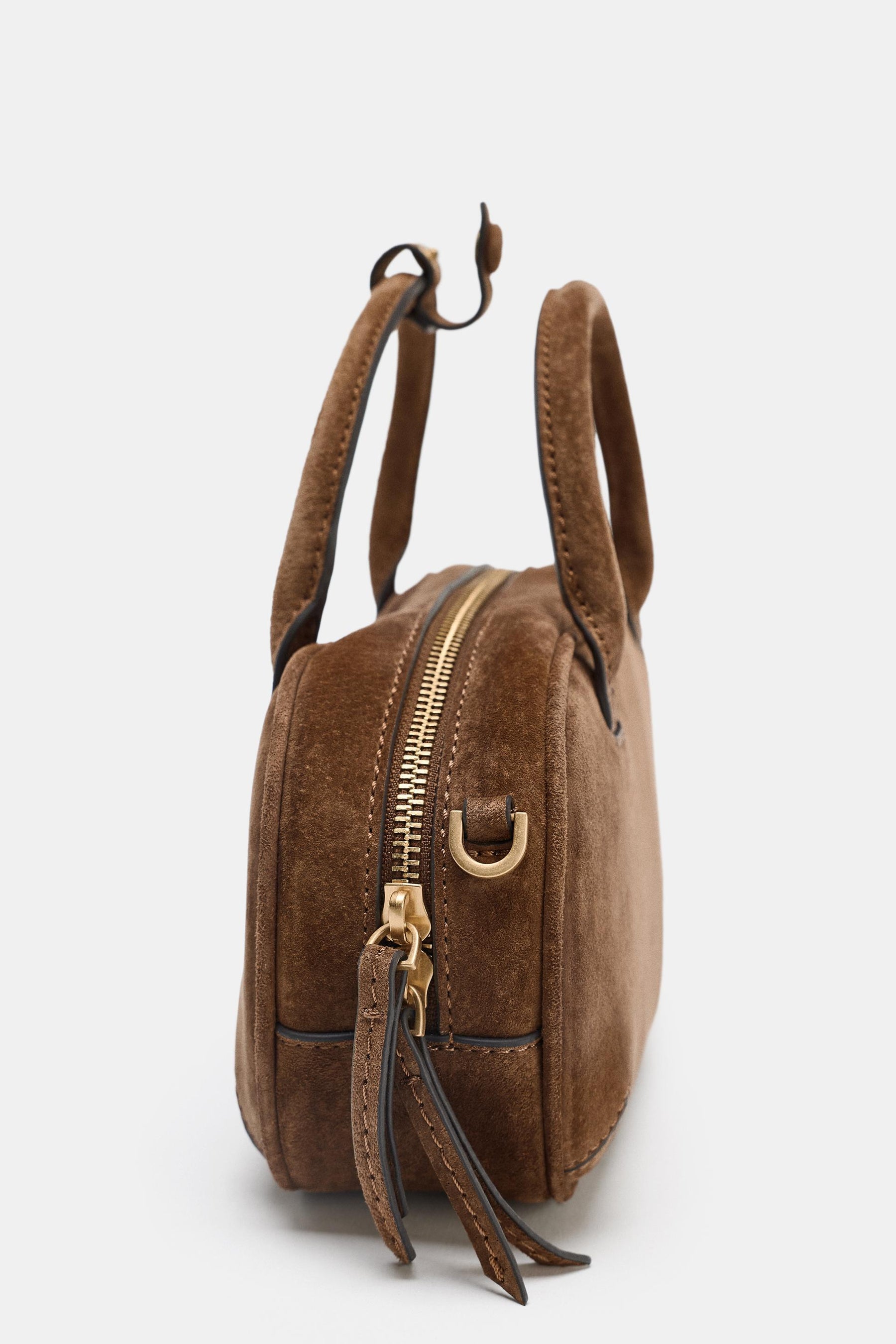 LEATHER BOWLING BAG