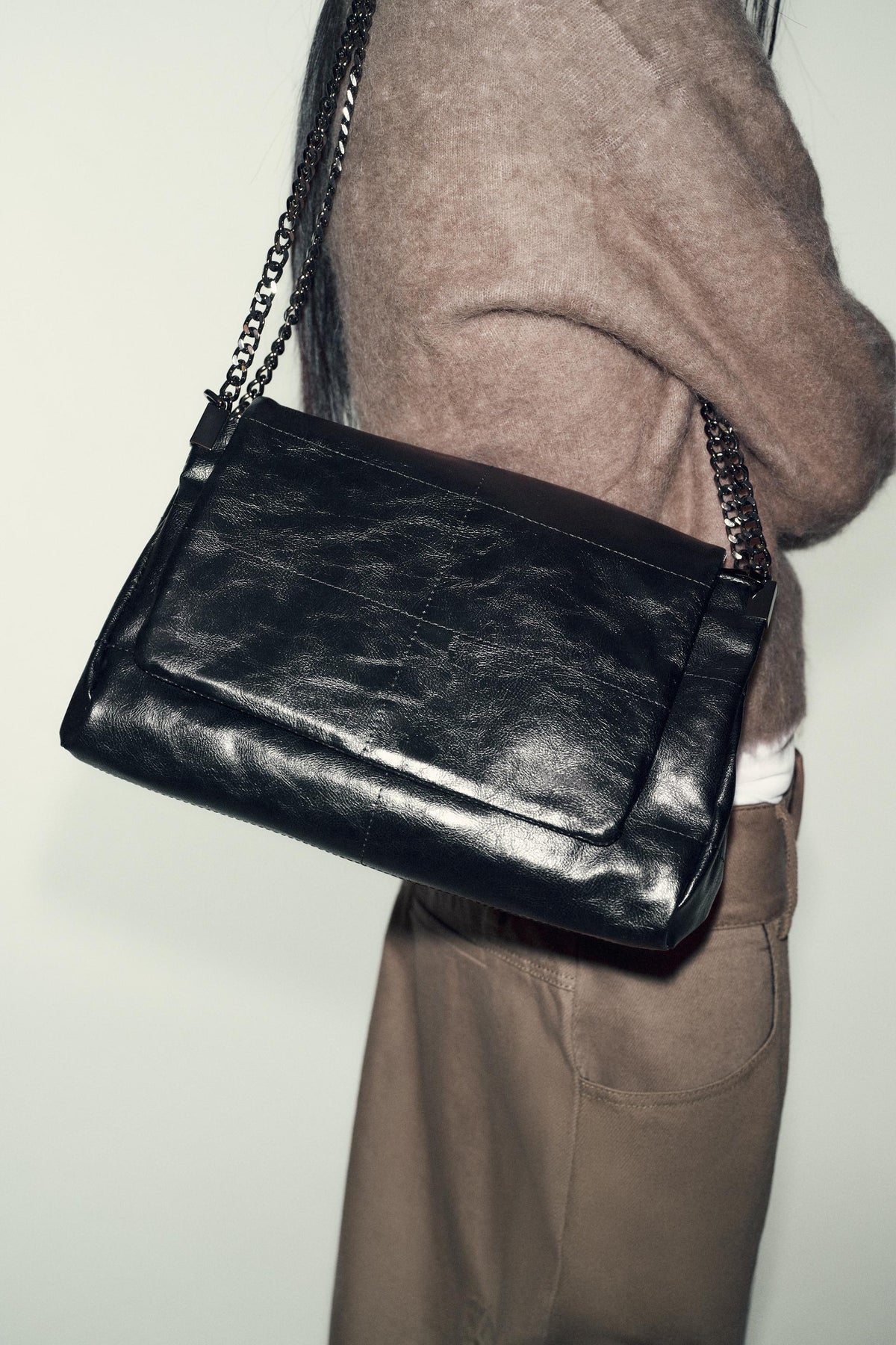 Shoulder Bag with Flap