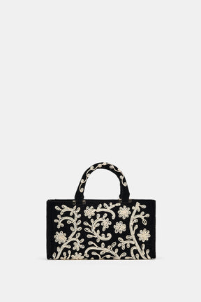 Embroidered City Bag