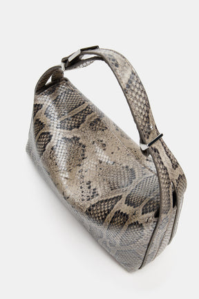 LEATHER ANIMAL PRINT HANDBAG