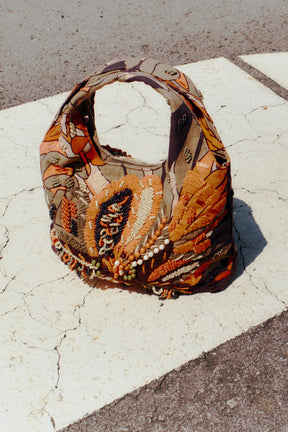 Multicoloured Beaded Fashion Bag