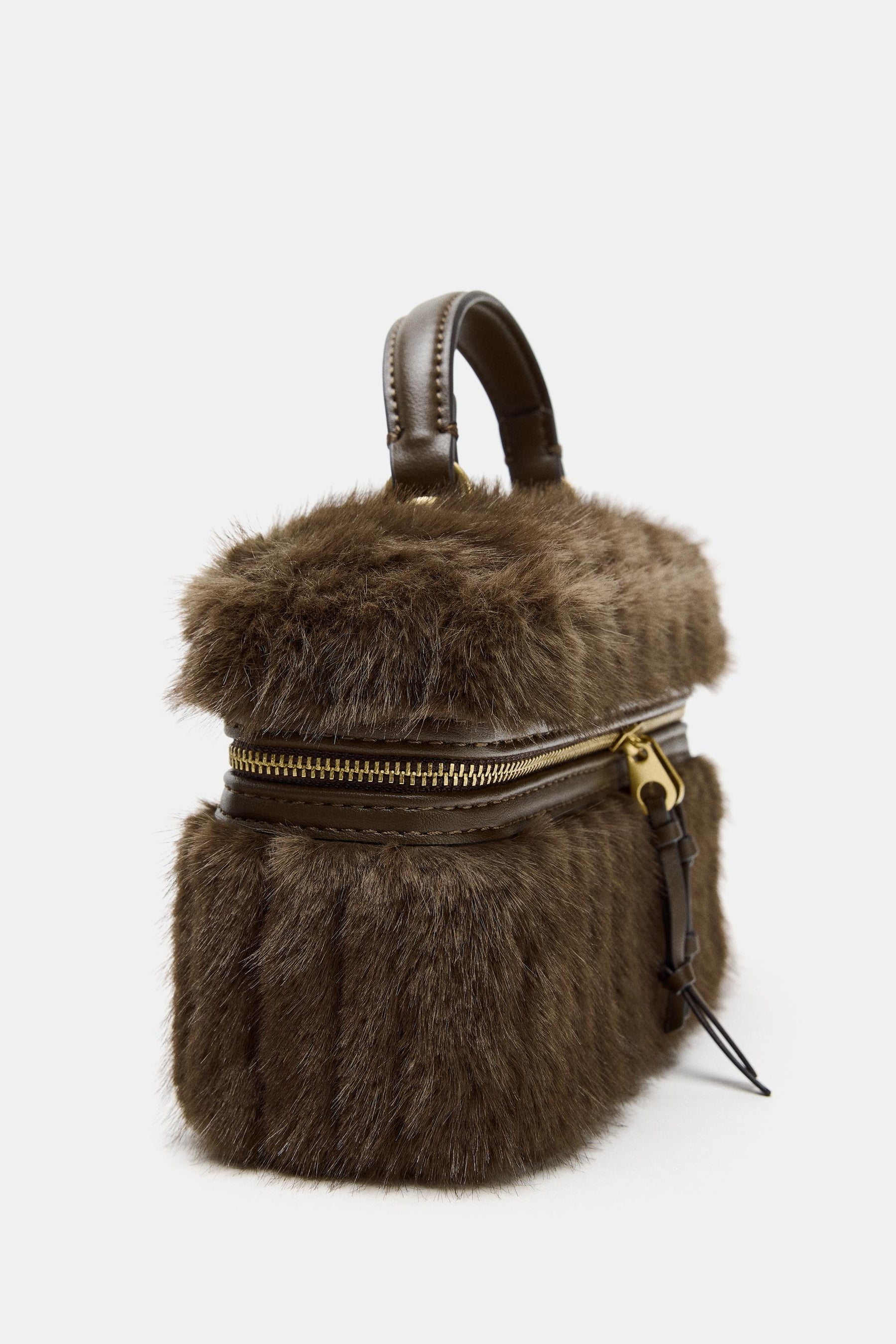FAUX FUR HANDBAG