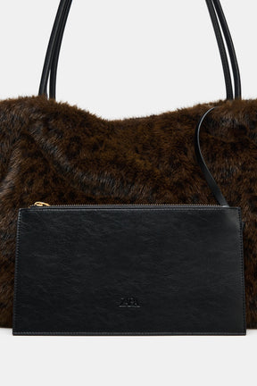 Faux Fur Tote