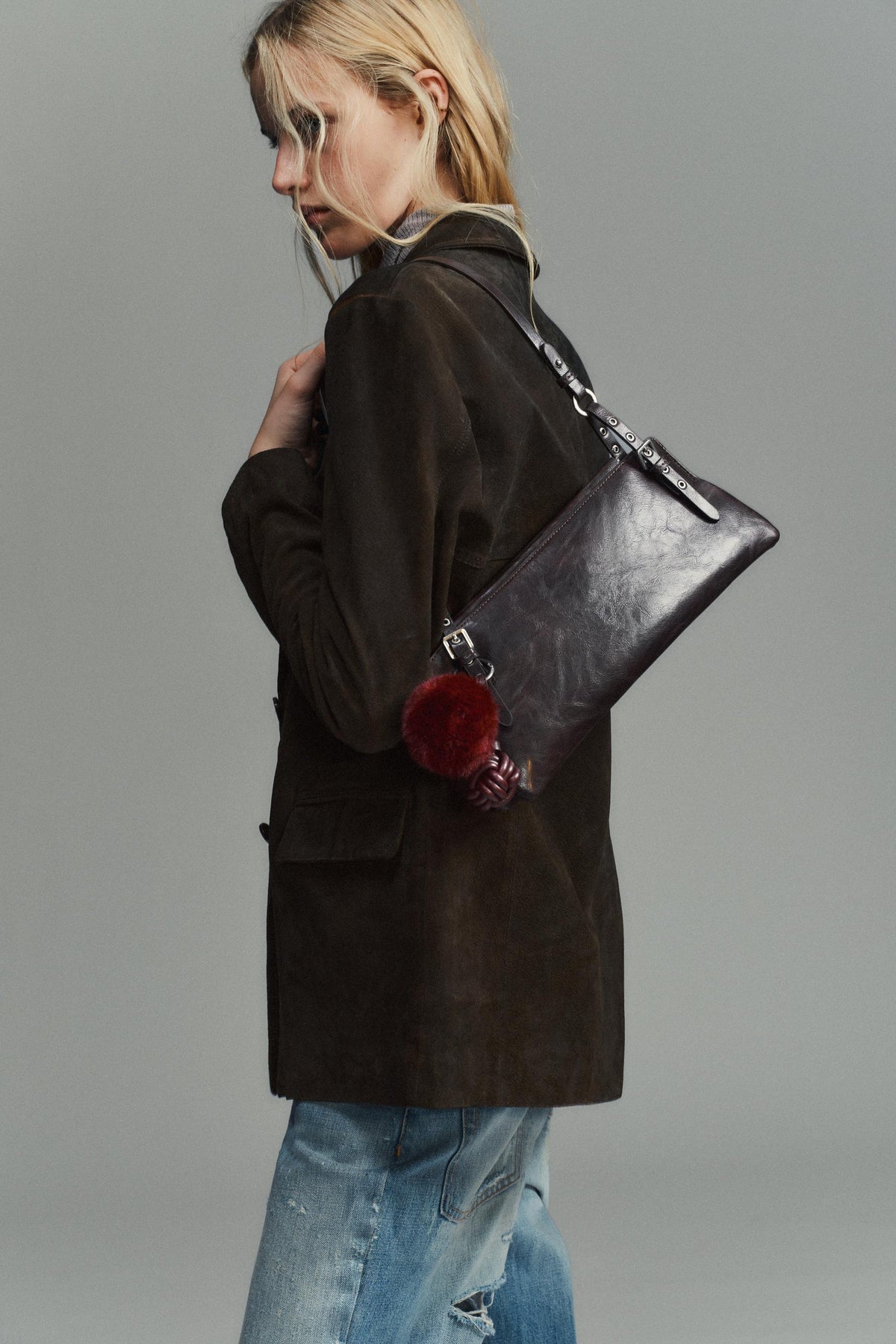 Studded Shoulder Bag